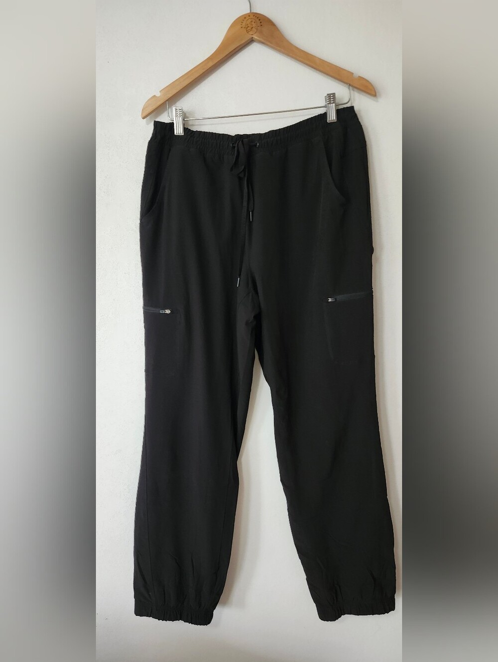 Eddie Bauer Fleece-Lined Trail Jogger Pants Women's Size 14 Black